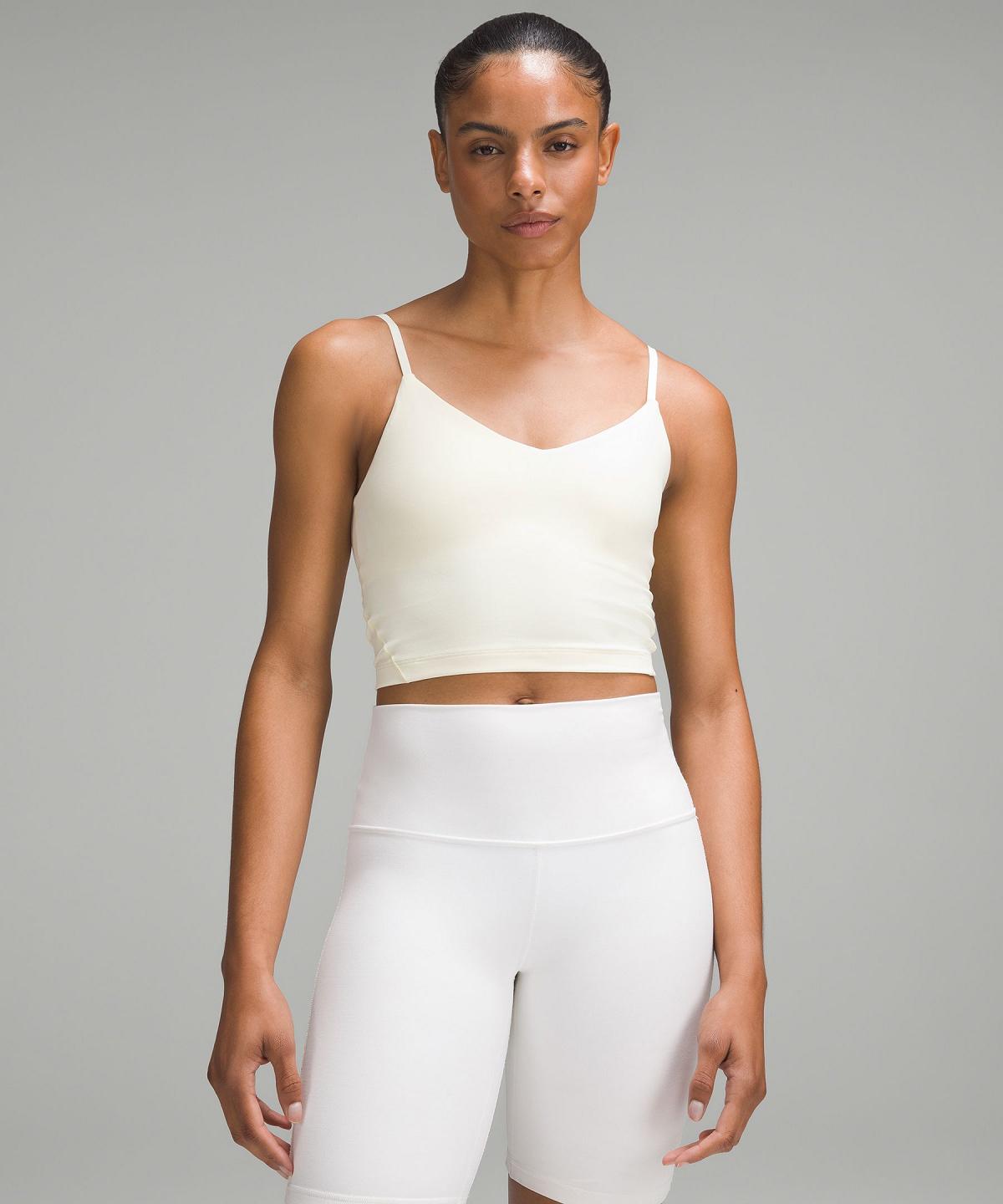 White Women Lululemon Align™ Cropped Cami Tank Top | AU_LuLu19676