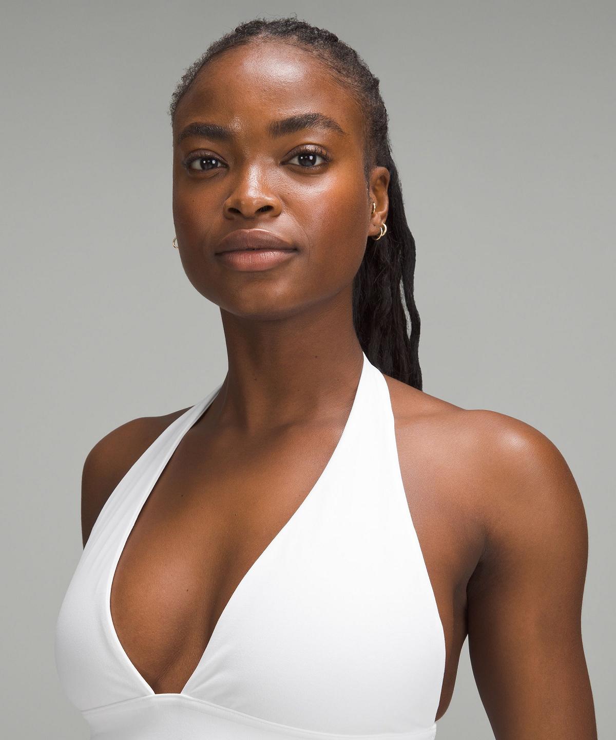 White Women Lululemon Align™ Halter Sports Bra | AU_LuLu95160