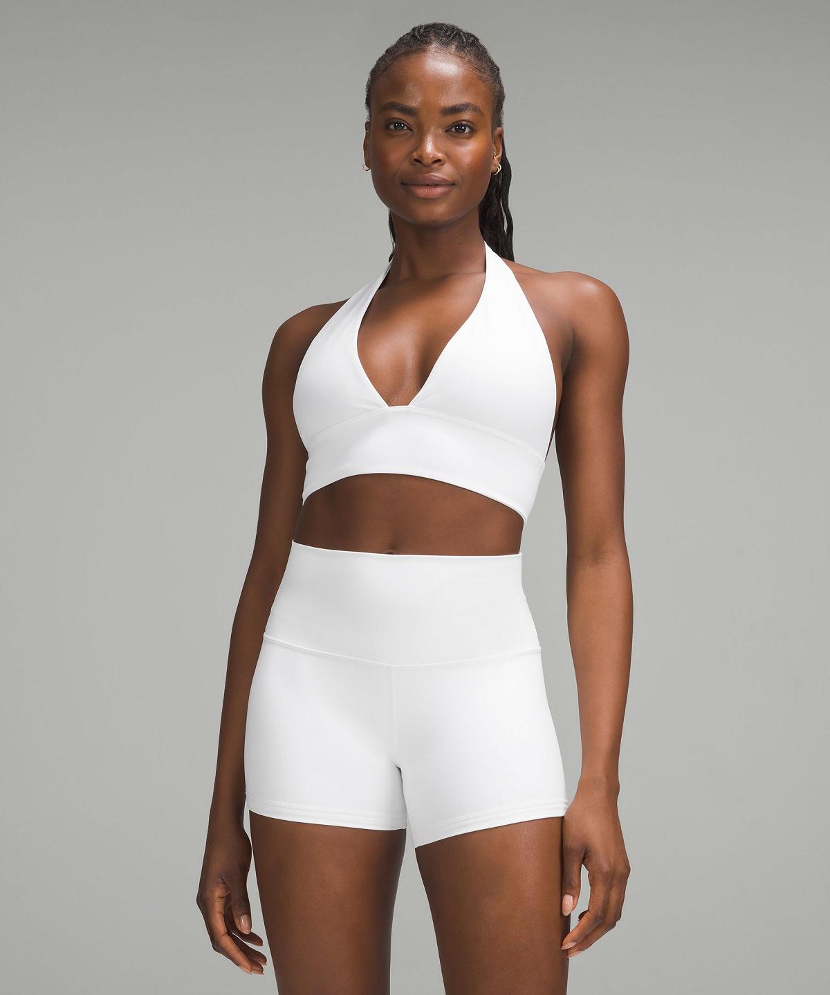 White Women Lululemon Align™ Halter Sports Bra | AU_LuLu95160