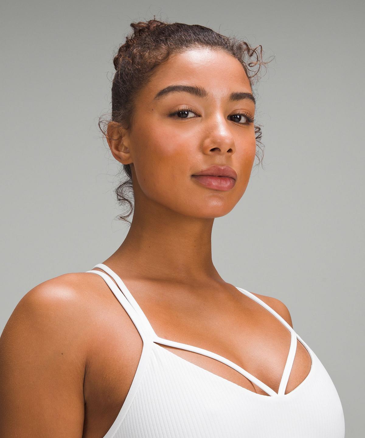 White Women Lululemon Align™ Strappy Ribbed Shirts | AU_LuLu77100