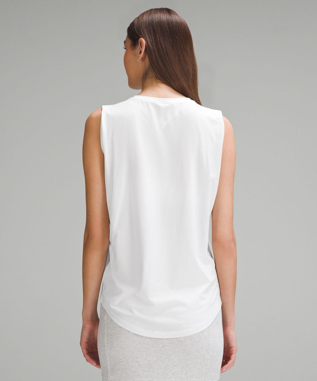 White Women Lululemon Brunswick Muscle Shirts | AU_LuLu76271