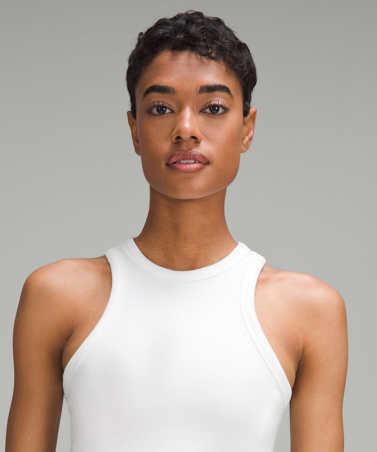 White Women Lululemon Hold Tight Cropped Shirts | AU_LuLu93856