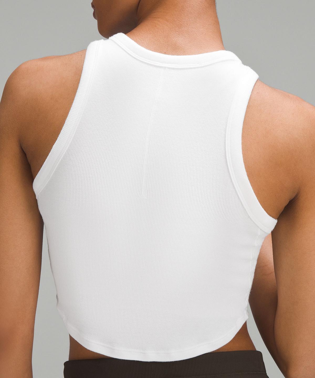 White Women Lululemon Hold Tight Cropped Shirts | AU_LuLu93856