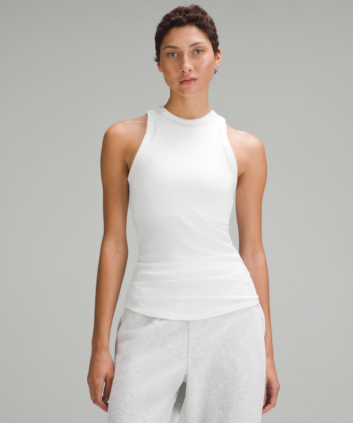 White Women Lululemon Hold Tight Tank Top | AU_LuLu87040