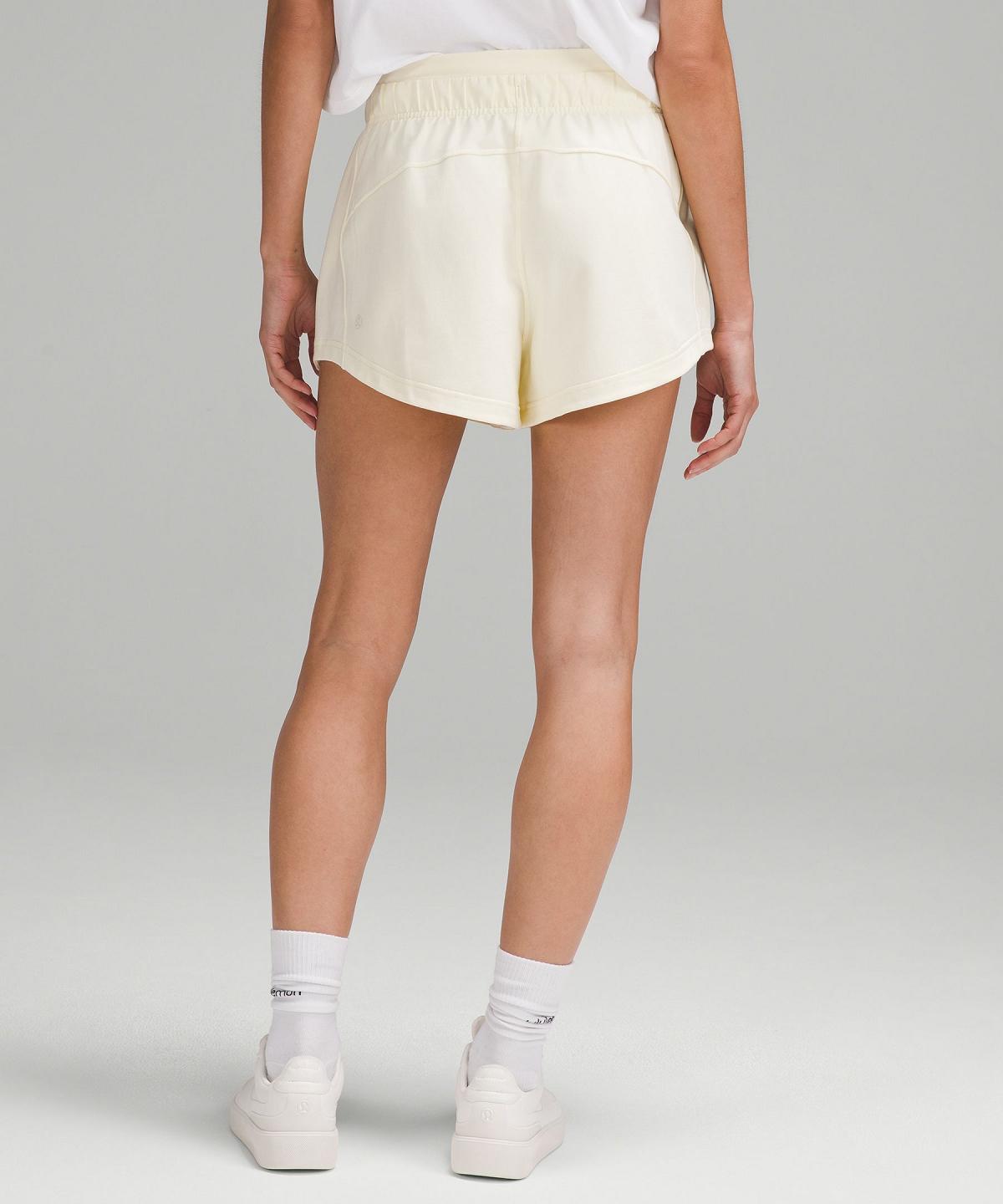 White Women Lululemon Inner Glow High-Rise 3" Shorts | AU_LuLu90009