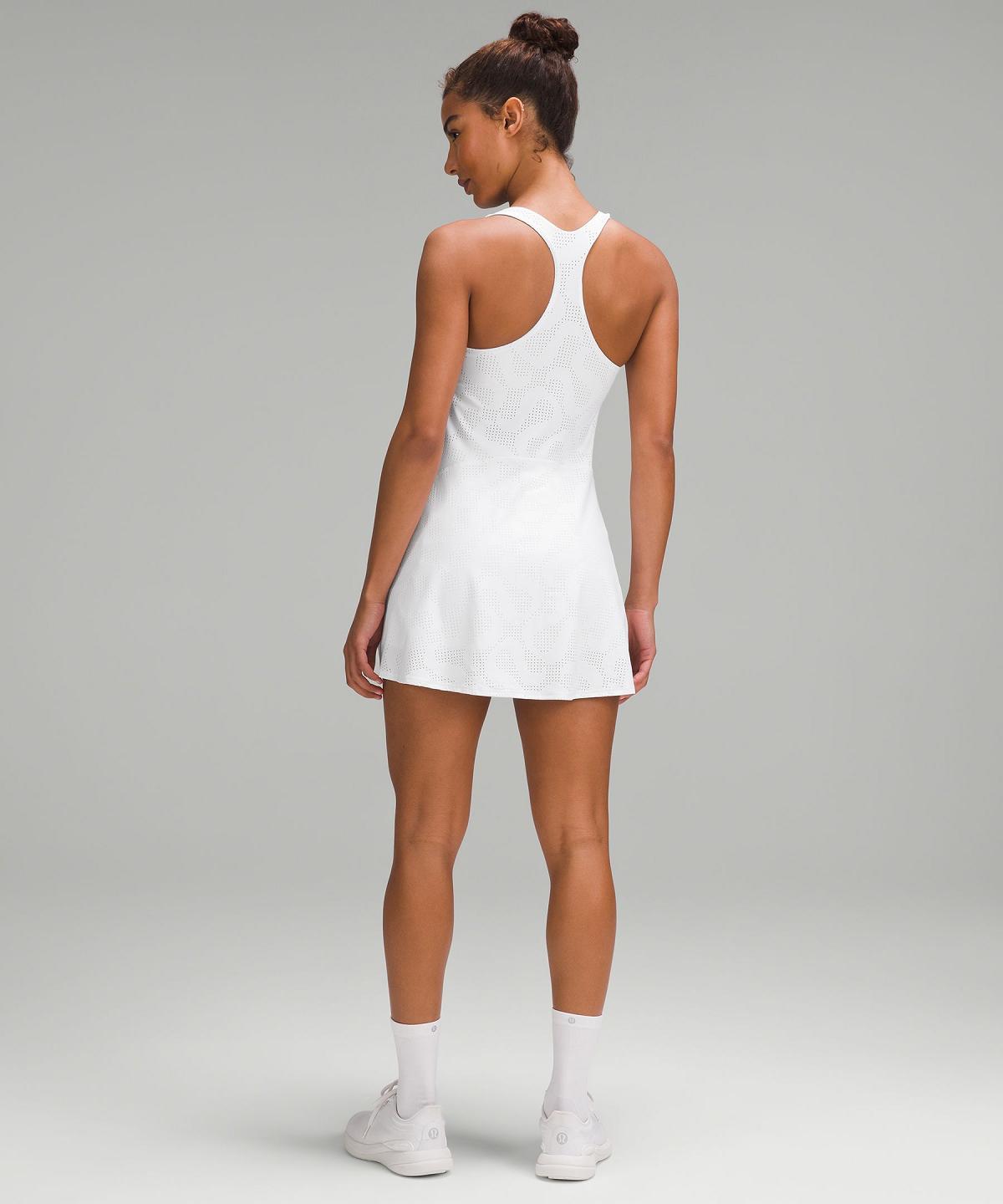 White Women Lululemon Lightweight Linerless Tennis Dress | AU_LuLu86910