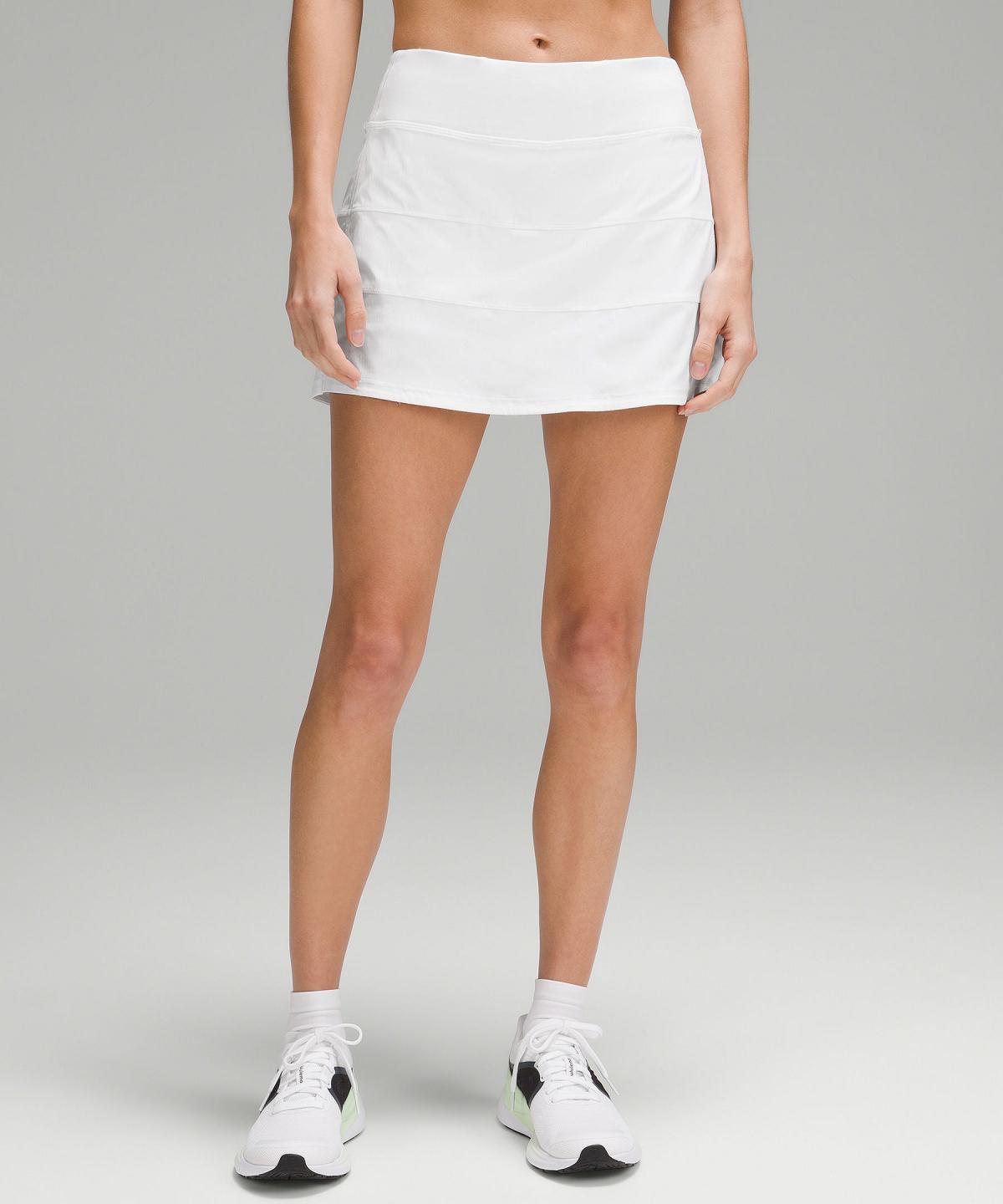 White Women Lululemon Pace Rival Mid-Rise Skirts | AU_LuLu29704