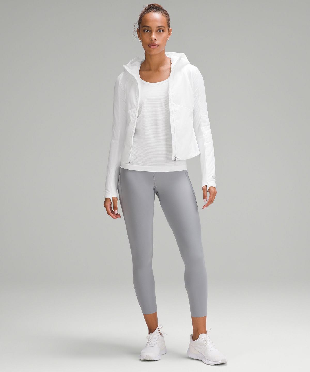 White Women Lululemon Push Your Pace Coats & Jackets | AU_LuLu28759