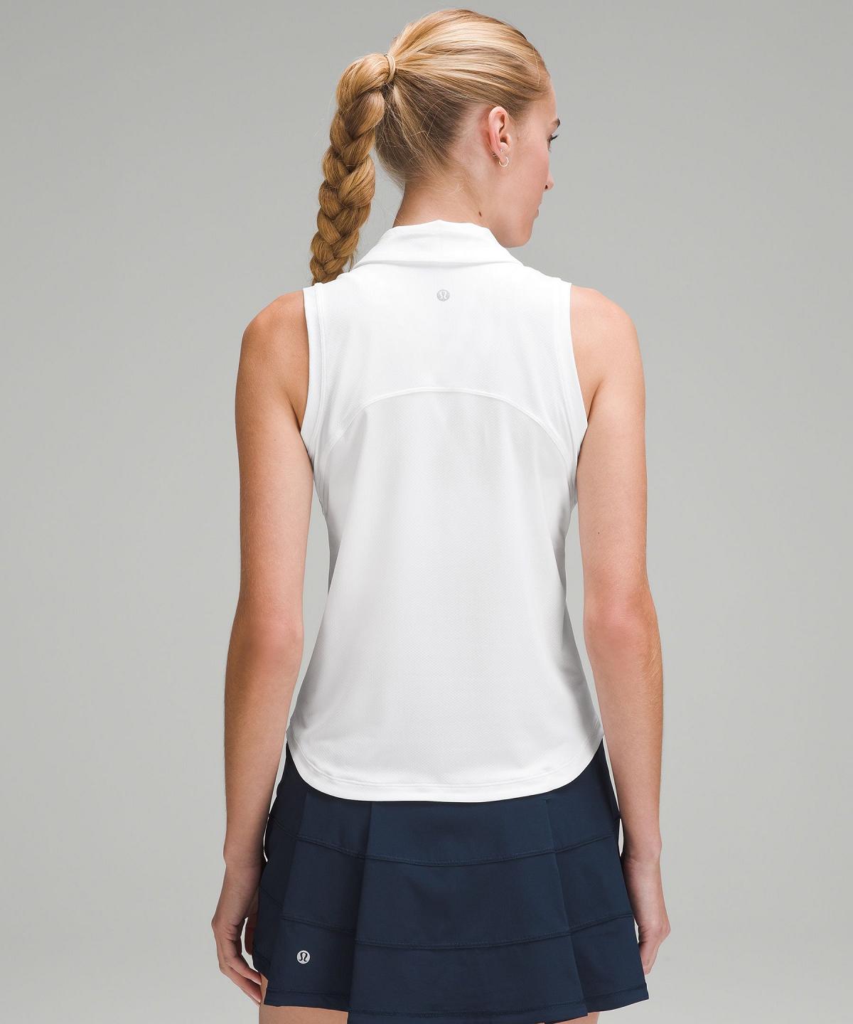 White Women Lululemon Quick Dry Sleeveless Shirts | AU_LuLu10892