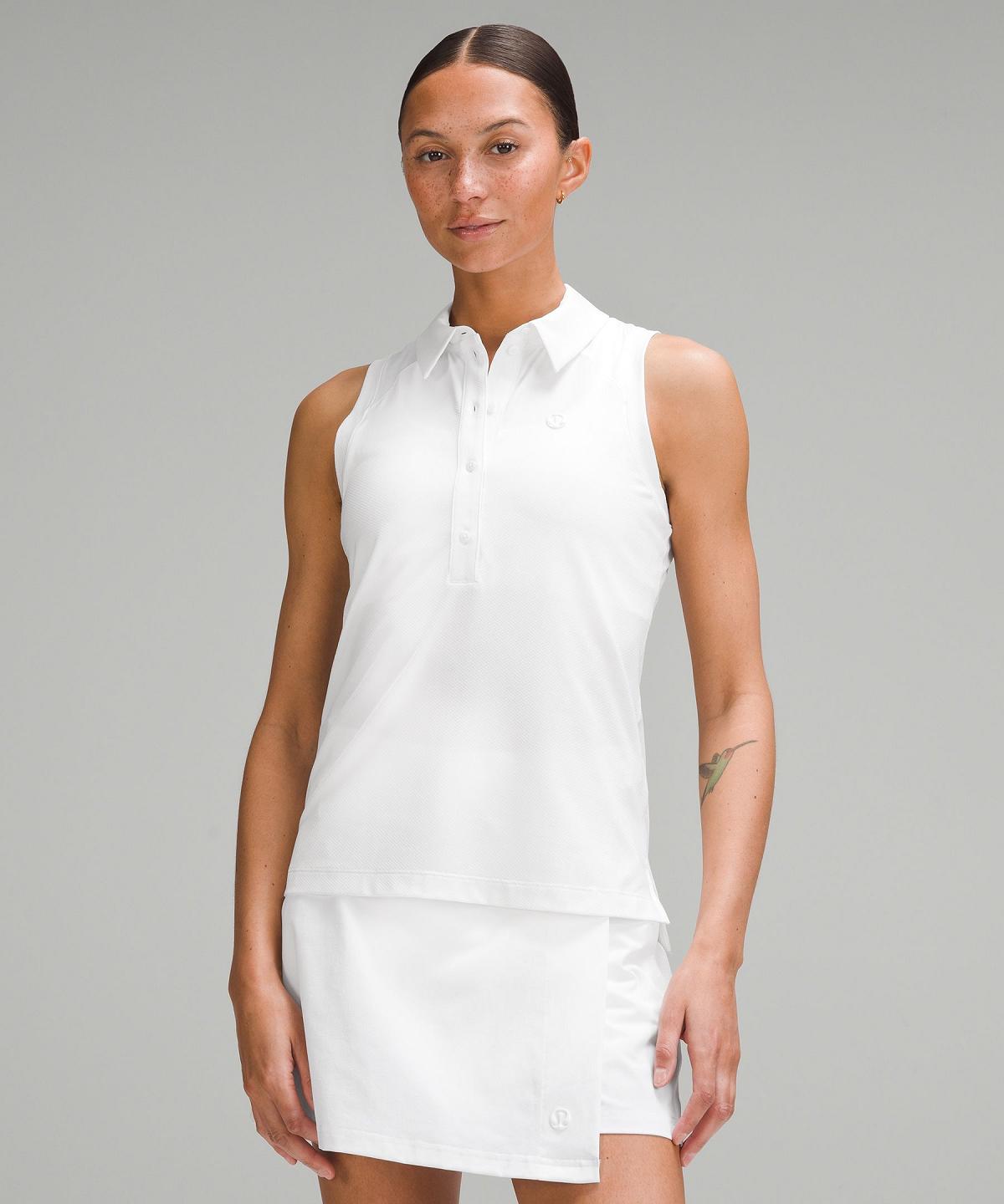 White Women Lululemon Quick Dry Sleeveless Shirts | AU_LuLu38989