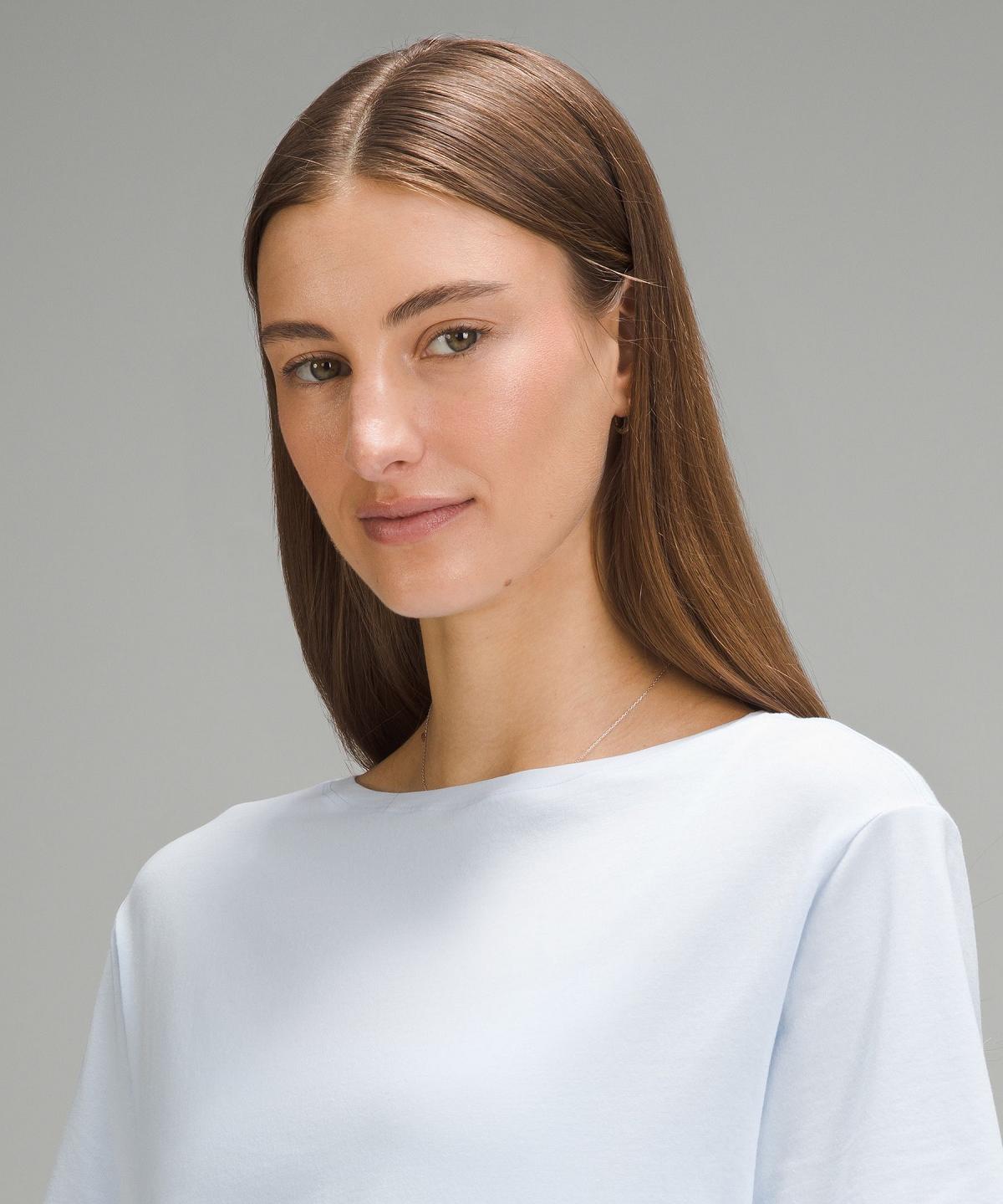 White Women Lululemon Relaxed-Fit Boatneck T Shirts | AU_LuLu22772