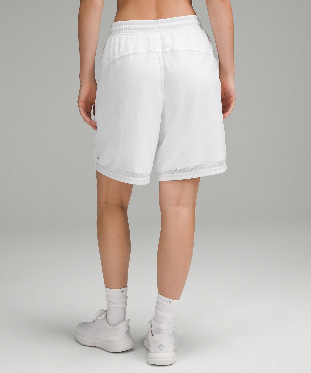 White Women Lululemon Relaxed-Fit Mesh Training 8" Shorts | AU_LuLu72471