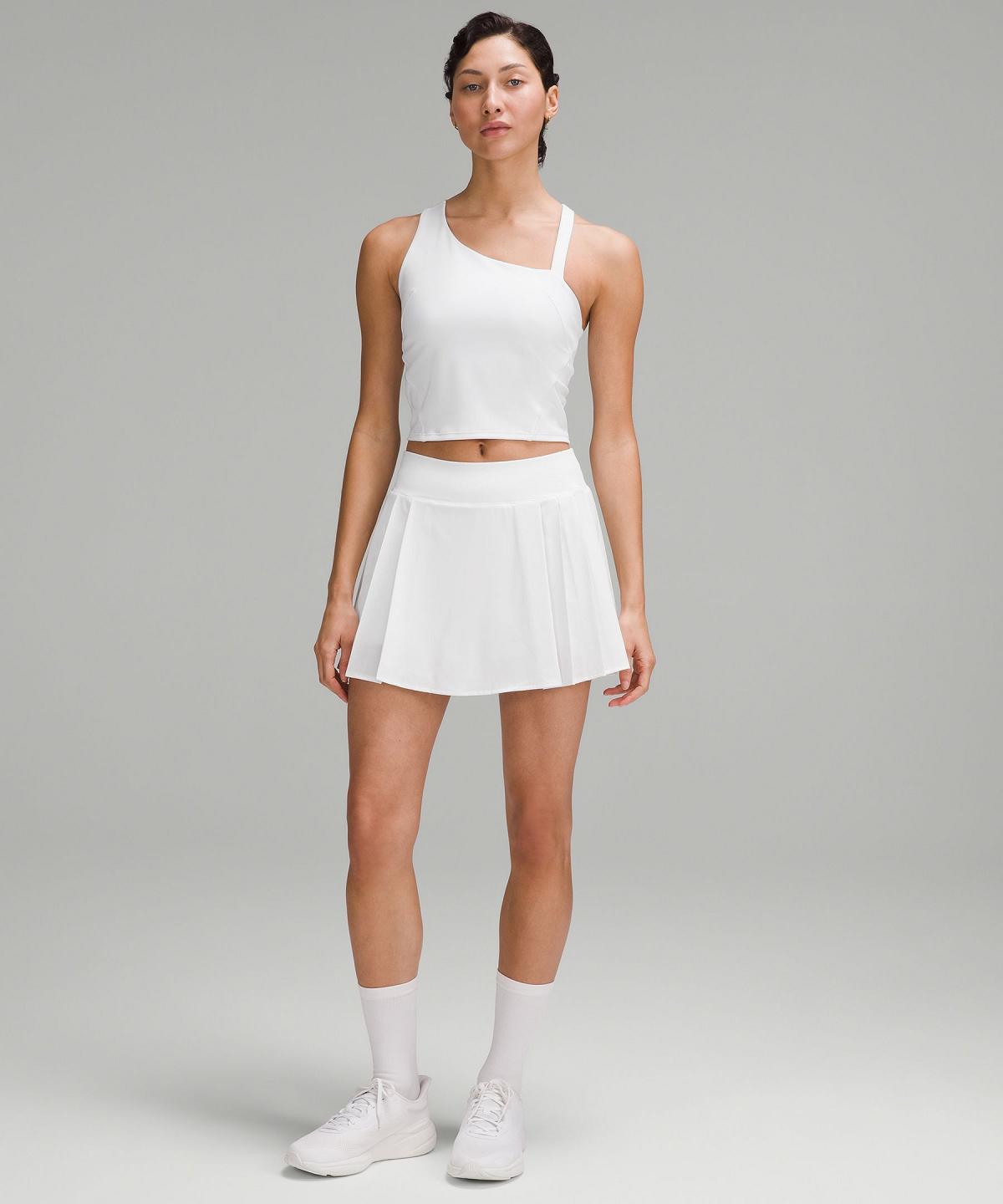 White Women Lululemon Side-Pleat High-Rise Tennis Skirts | AU_LuLu17657