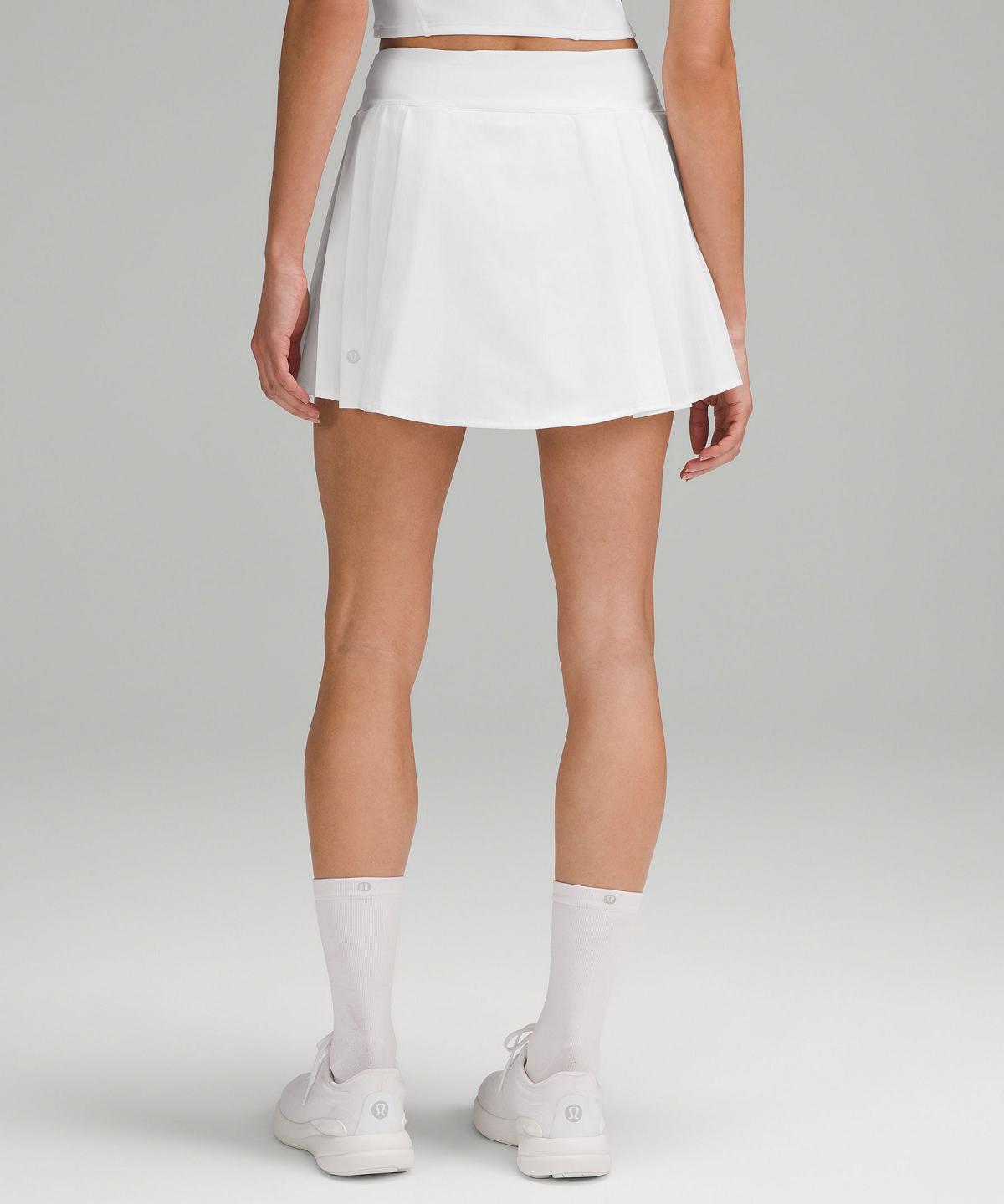 White Women Lululemon Side-Pleat High-Rise Tennis Skirts | AU_LuLu17657