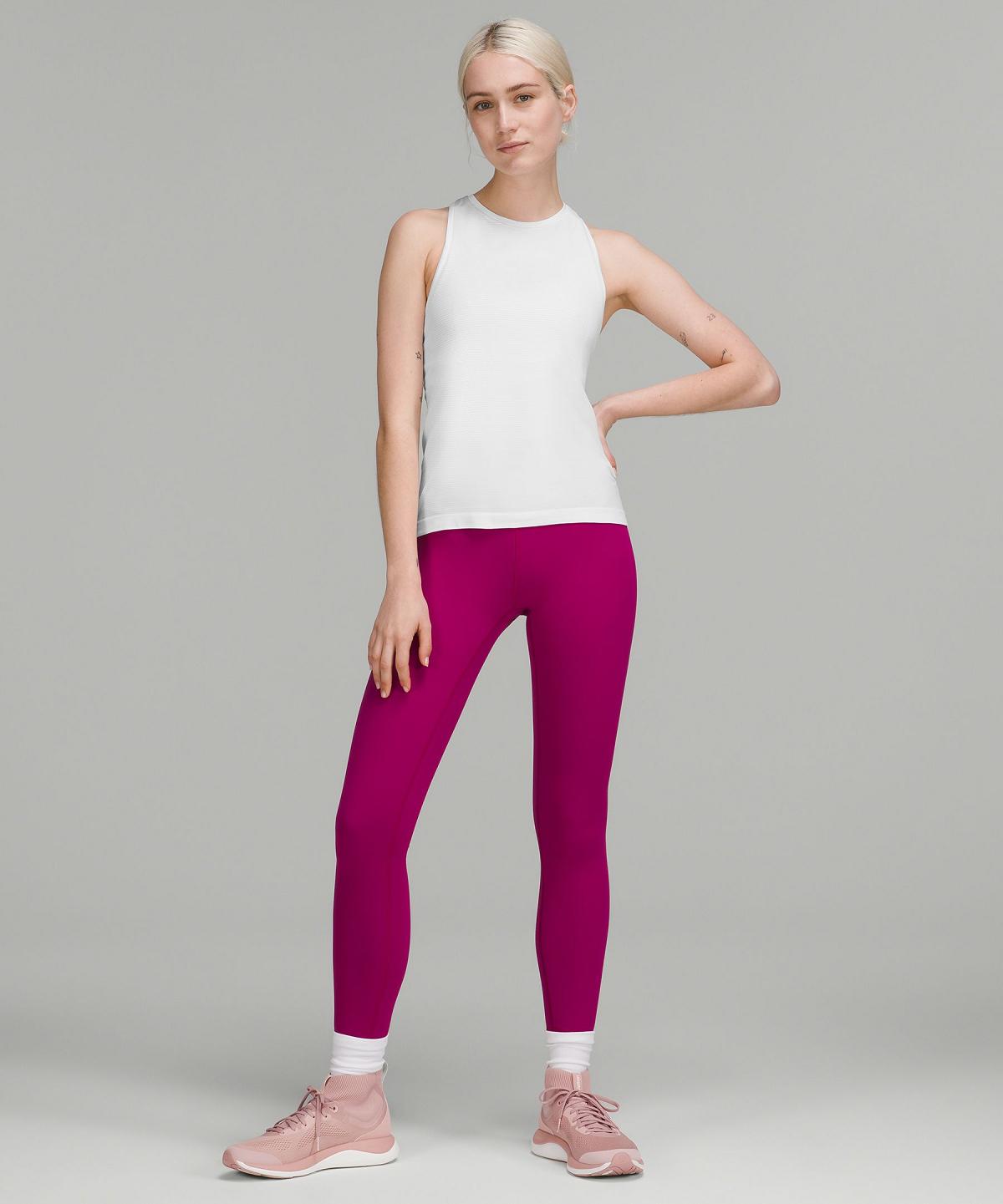 White Women Lululemon Swiftly Tech High-Neck 2.0 Tank Top | AU_LuLu38883