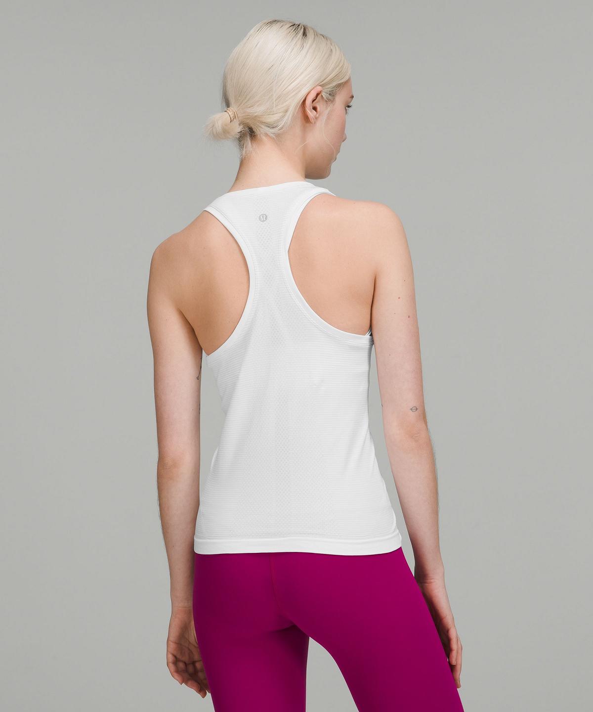 White Women Lululemon Swiftly Tech High-Neck 2.0 Tank Top | AU_LuLu38883