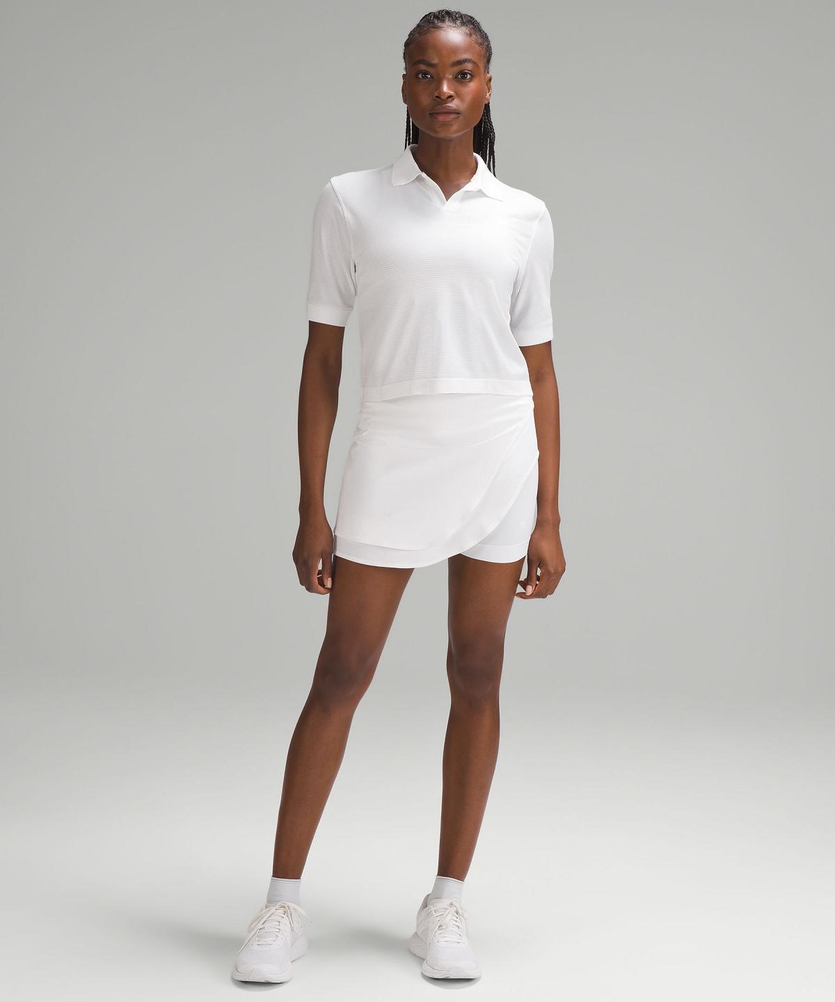 White Women Lululemon Swiftly Tech Relaxed-Fit Polo Shirts | AU_LuLu21548