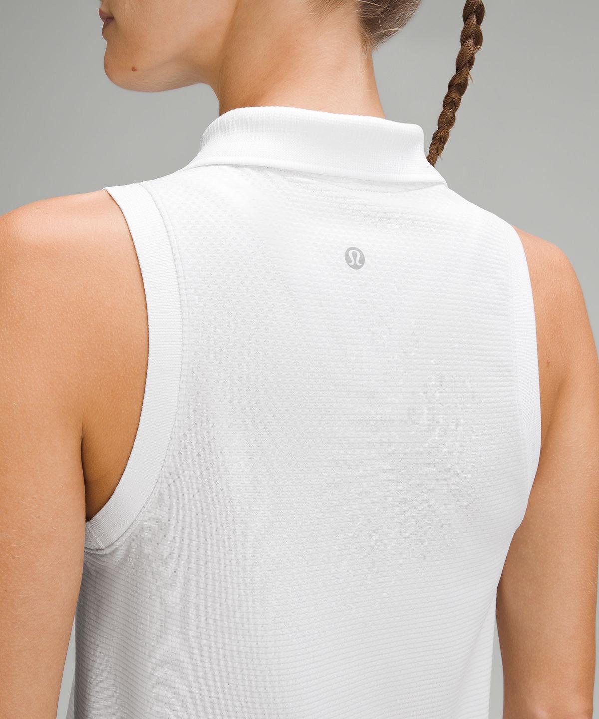 White Women Lululemon Swiftly Tech Sleeveless Polo Shirts | AU_LuLu17271