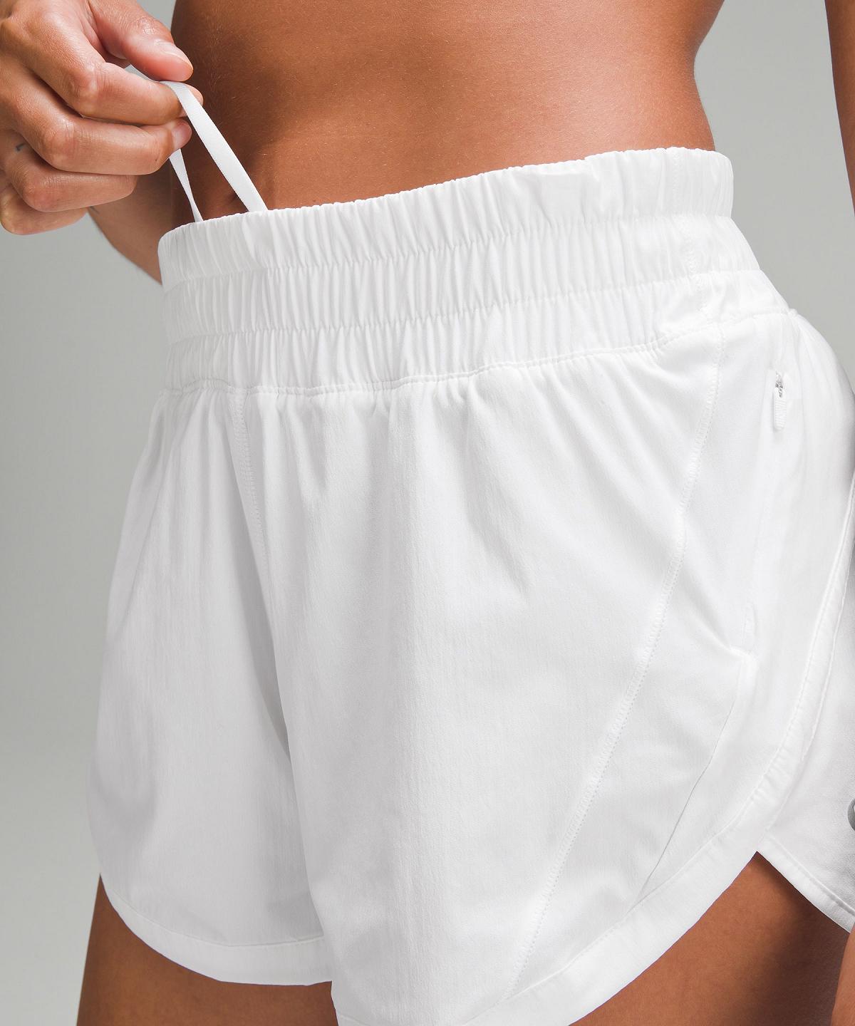 White Women Lululemon Track That High-Rise Lined 3" Shorts | AU_LuLu24038