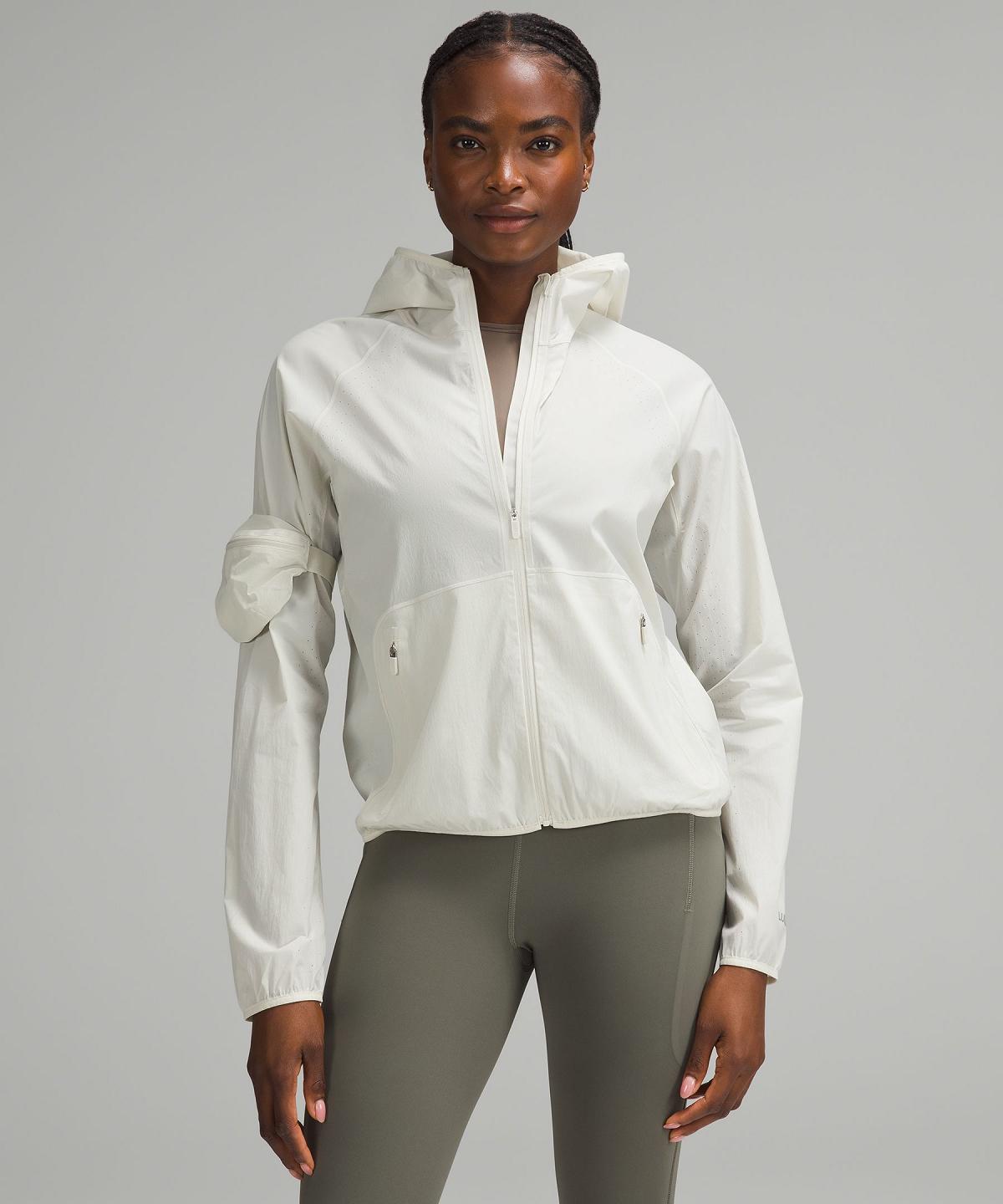 White Women Lululemon Ventilated Packable Trail Running Coats & Jackets | AU_LuLu56021