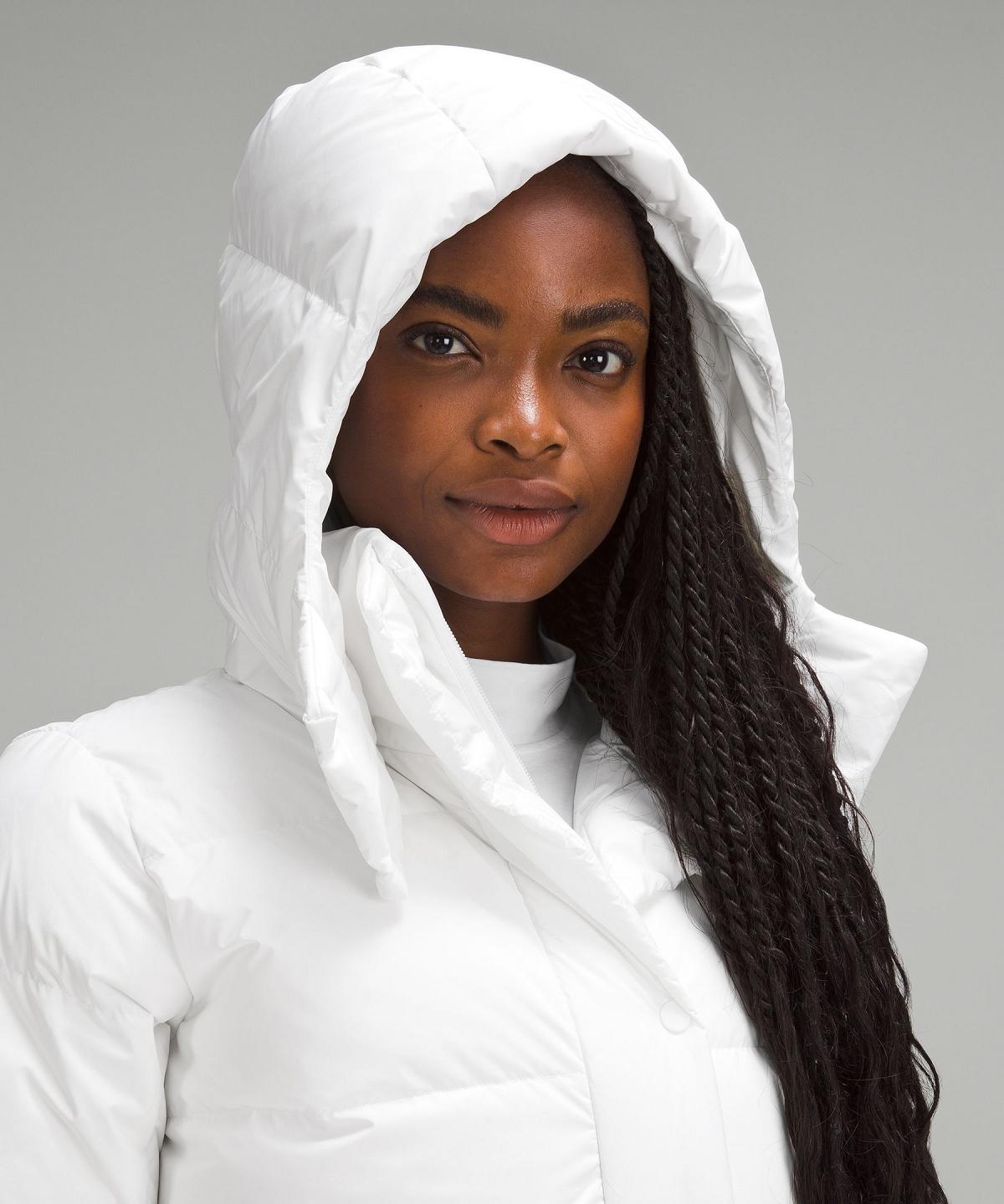 White Women Lululemon Wunder Puff Long Coats & Jackets | AU_LuLu80683