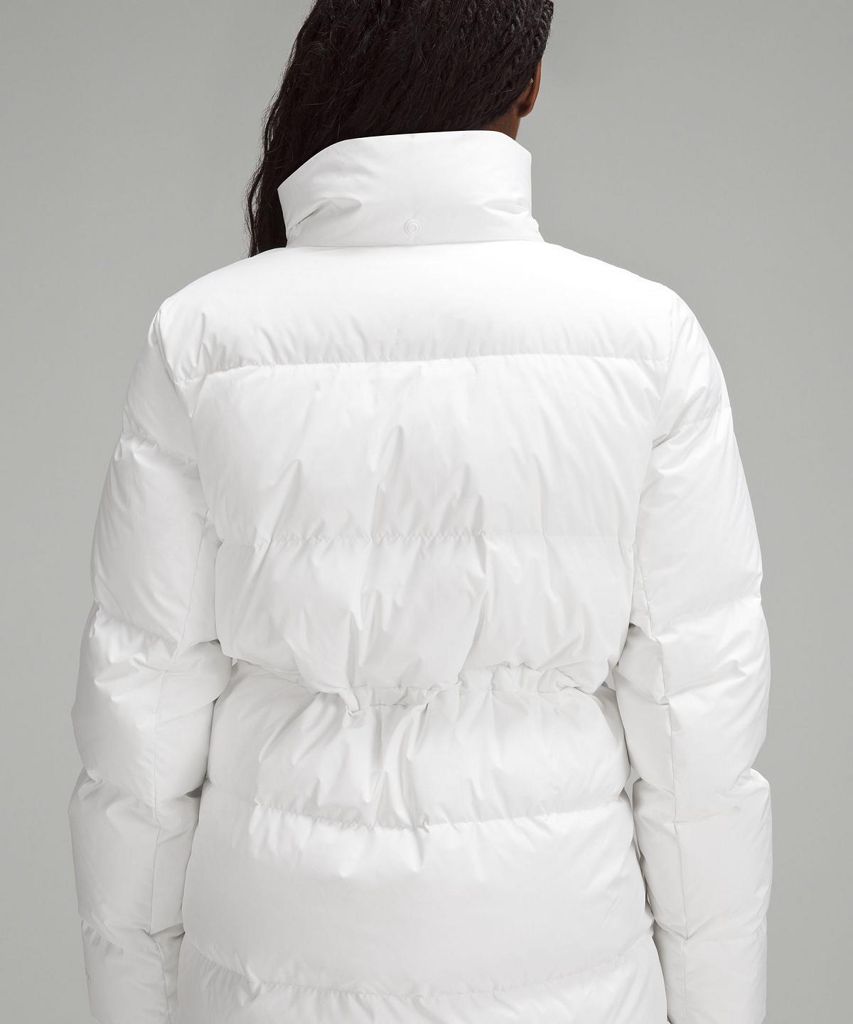 White Women Lululemon Wunder Puff Long Coats & Jackets | AU_LuLu80683