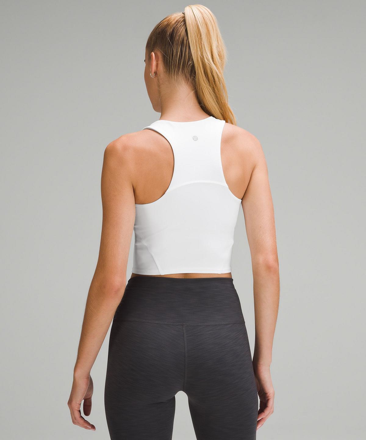 White Women Lululemon Wunder Train Racerback Shirts | AU_LuLu24560