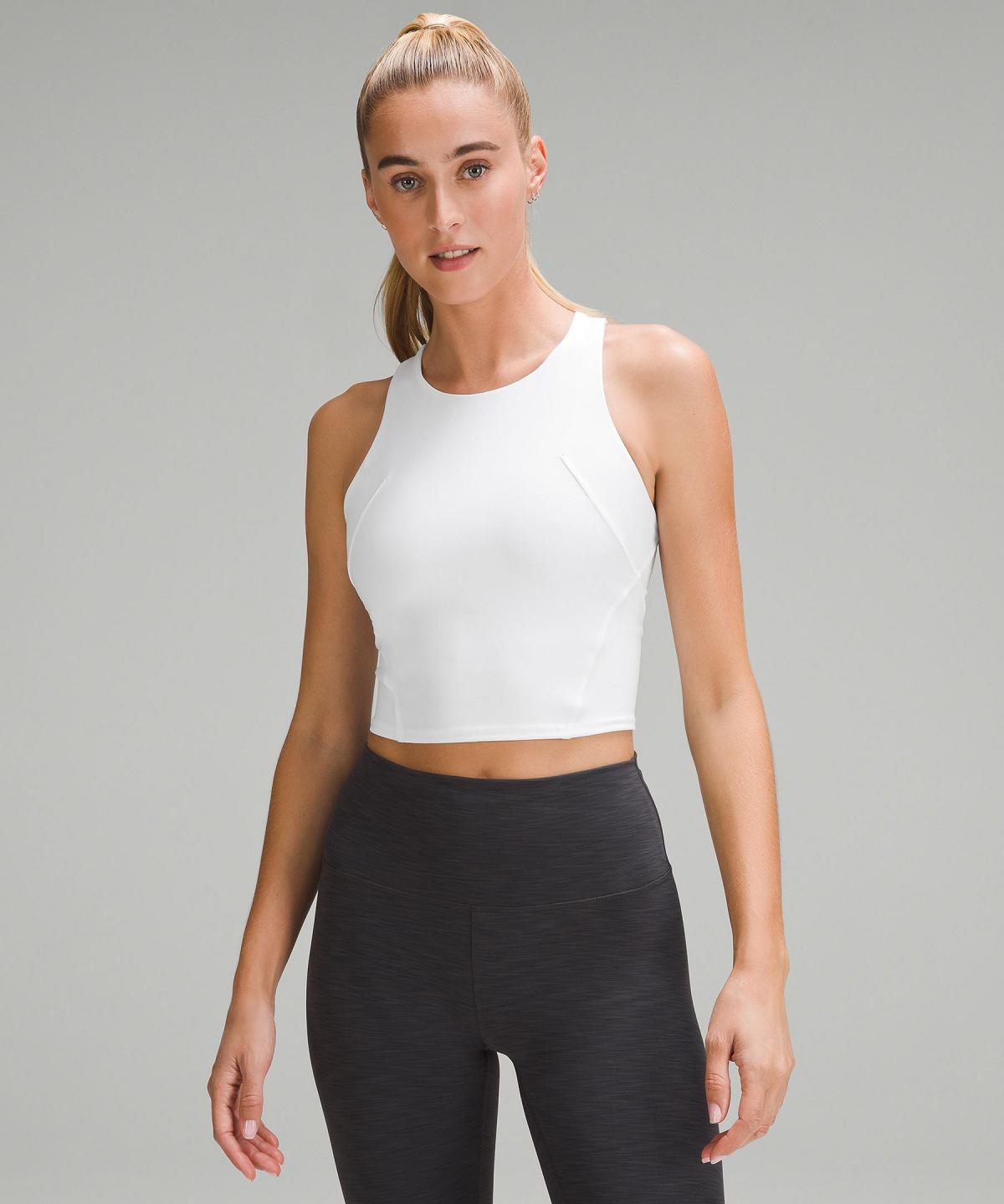 White Women Lululemon Wunder Train Racerback Shirts | AU_LuLu24560