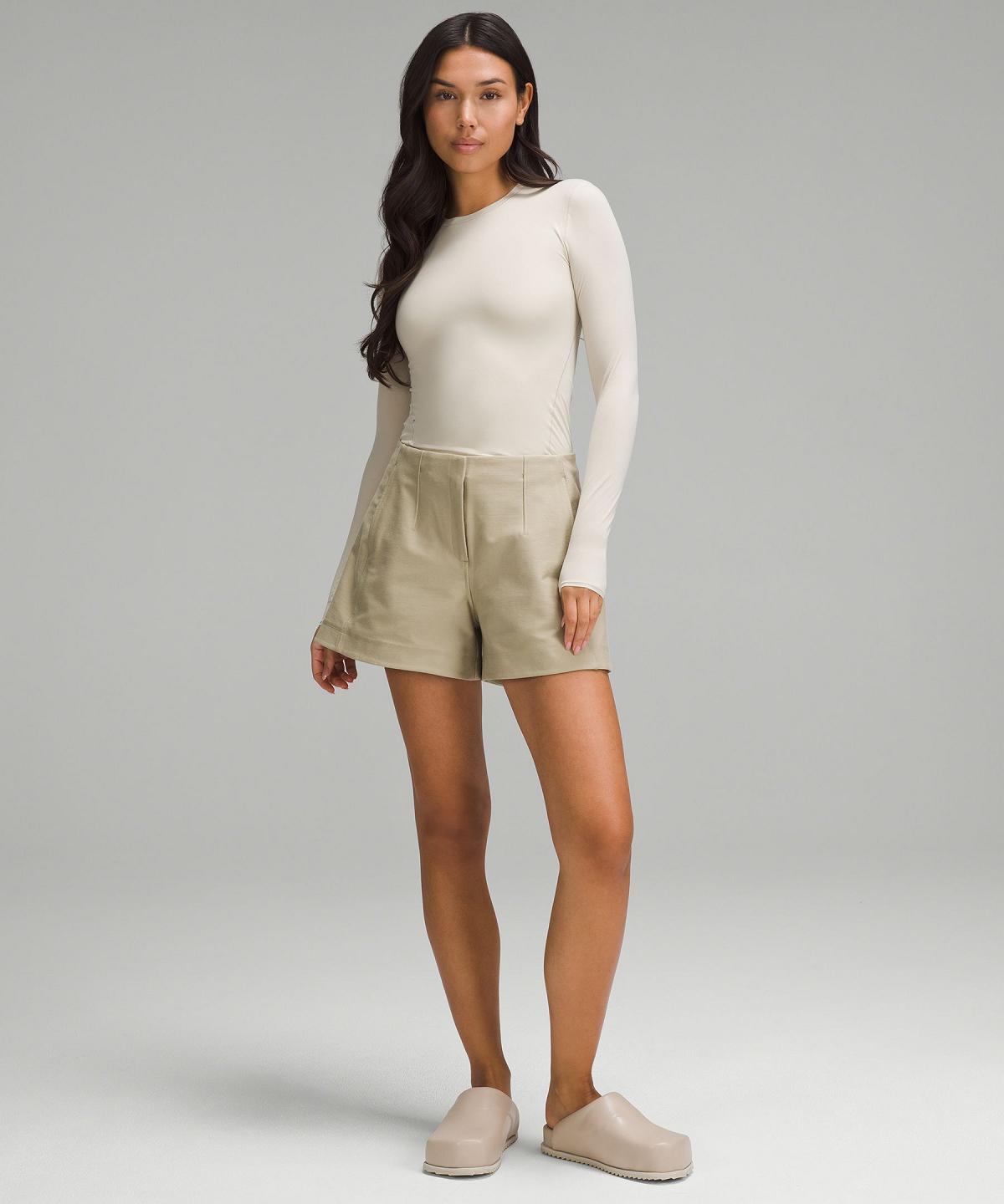 White Women Lululemon Wundermost Ultra-Soft Nulu Crewneck Long Sleeve Shirts | AU_LuLu68548