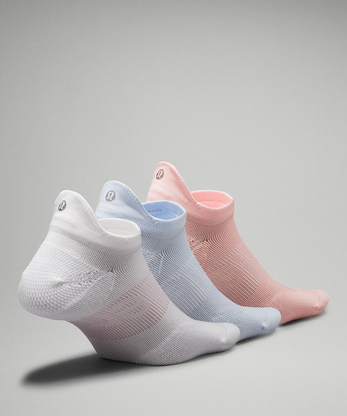 White / Blue / Pink Women Lululemon Power Stride Tab Socks | AU_LuLu21573