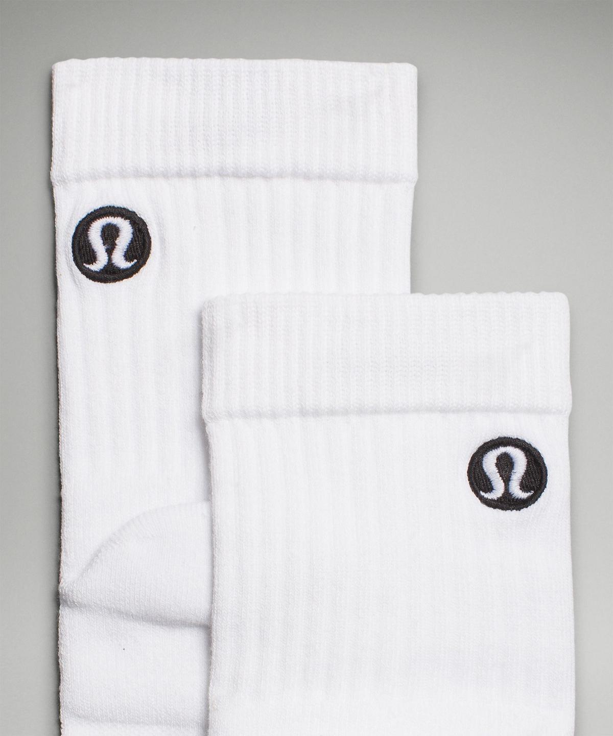 White / Green / Pink Women Lululemon Daily Stride Quarter Socks | AU_LuLu31448