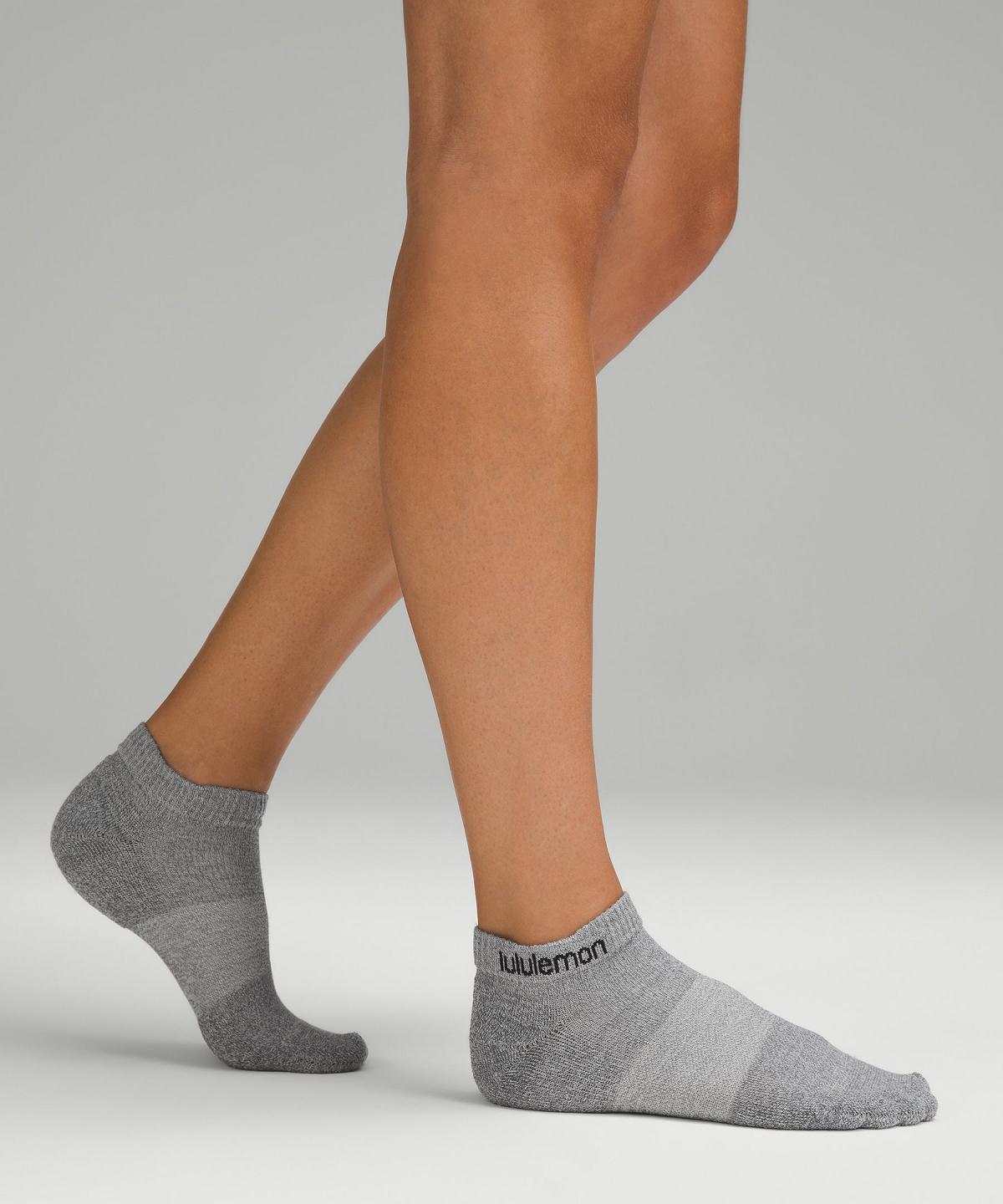 White / Grey / Black Women Lululemon Daily Stride Comfort Low-Ankle Socks | AU_LuLu23251