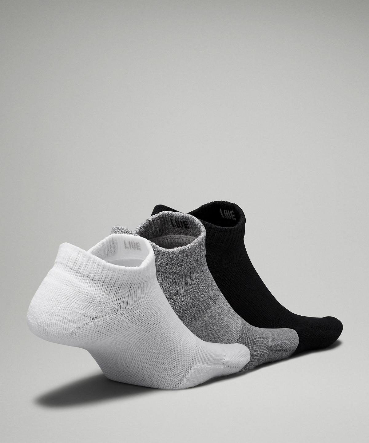 White / Grey / Black Women Lululemon Daily Stride Comfort Low-Ankle Socks | AU_LuLu23251