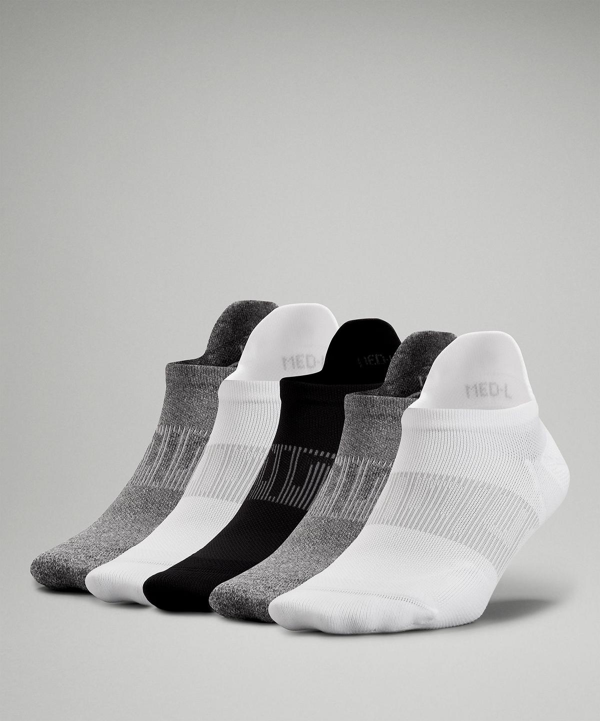 White / Grey / Black Women Lululemon Power Stride Tab Socks | AU_LuLu63864