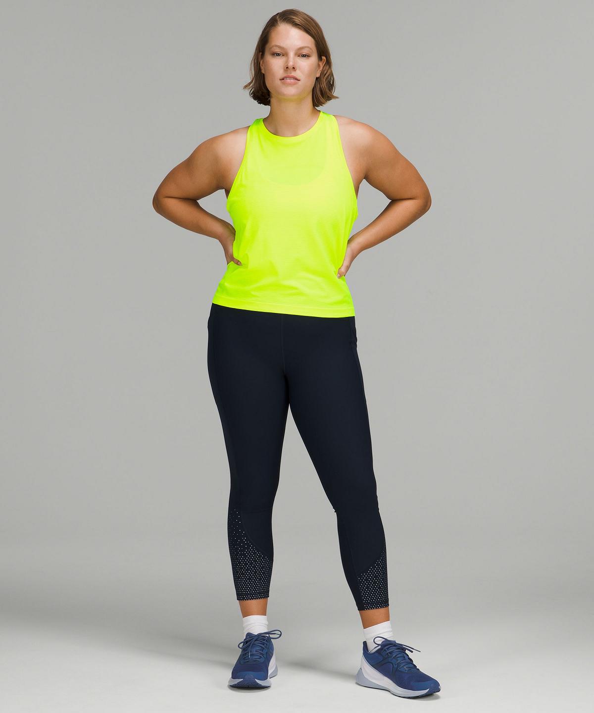 Yellow Women Lululemon Swiftly Tech High-Neck 2.0 Shirts | AU_LuLu92770