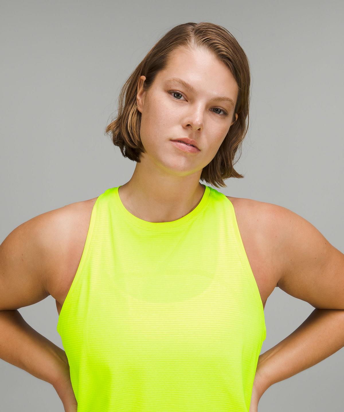 Yellow Women Lululemon Swiftly Tech High-Neck 2.0 Shirts | AU_LuLu92770